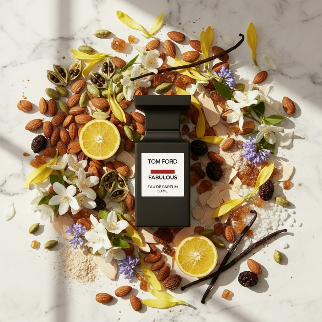 Tom Ford Fabulous - Ingredient Flatlay