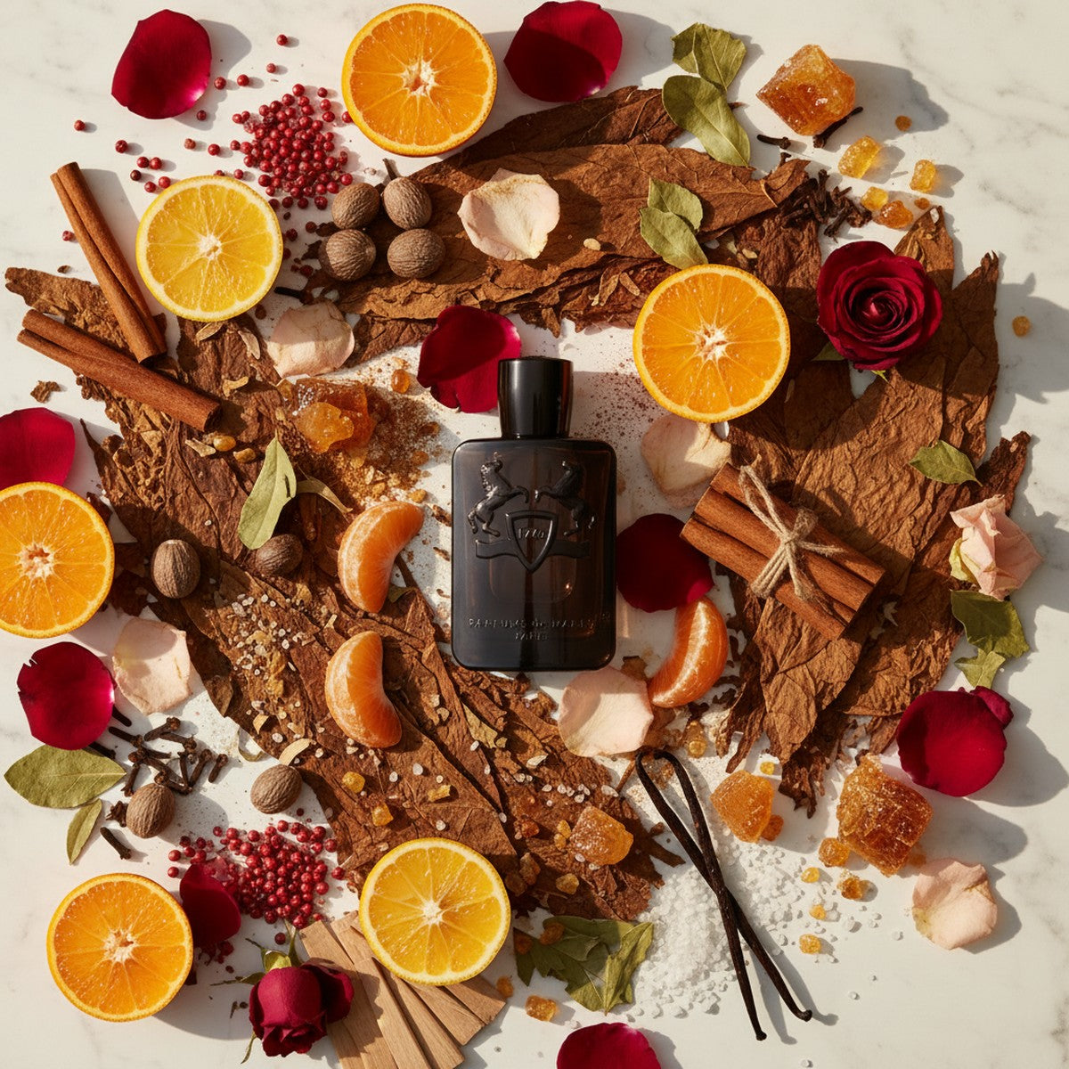 Parfums De Marly Herod - Ingredient Flatlay