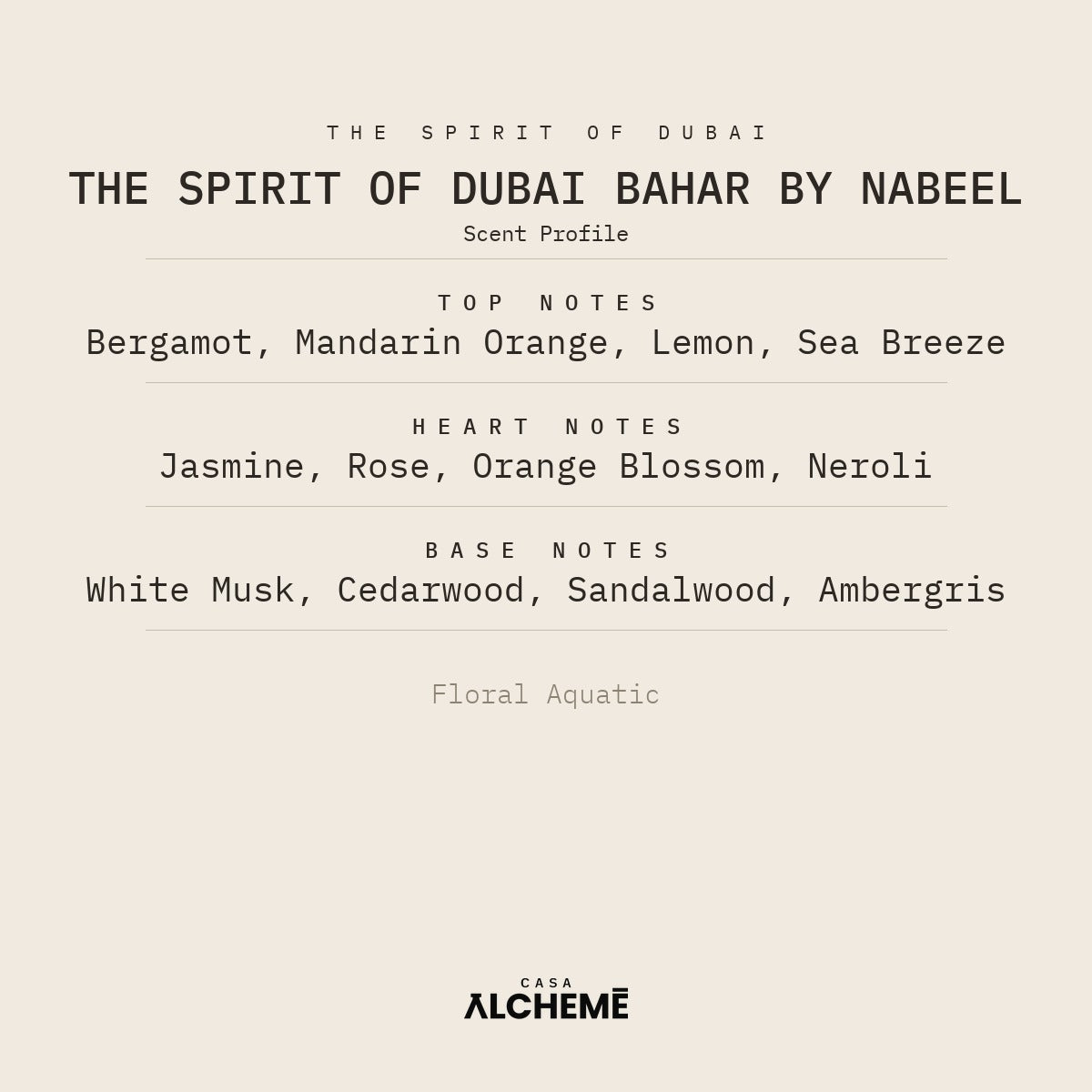 The Spirit of Dubai Bahar
