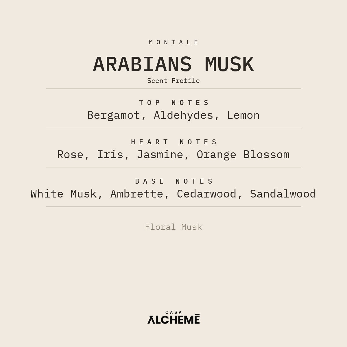 Arabians Musk