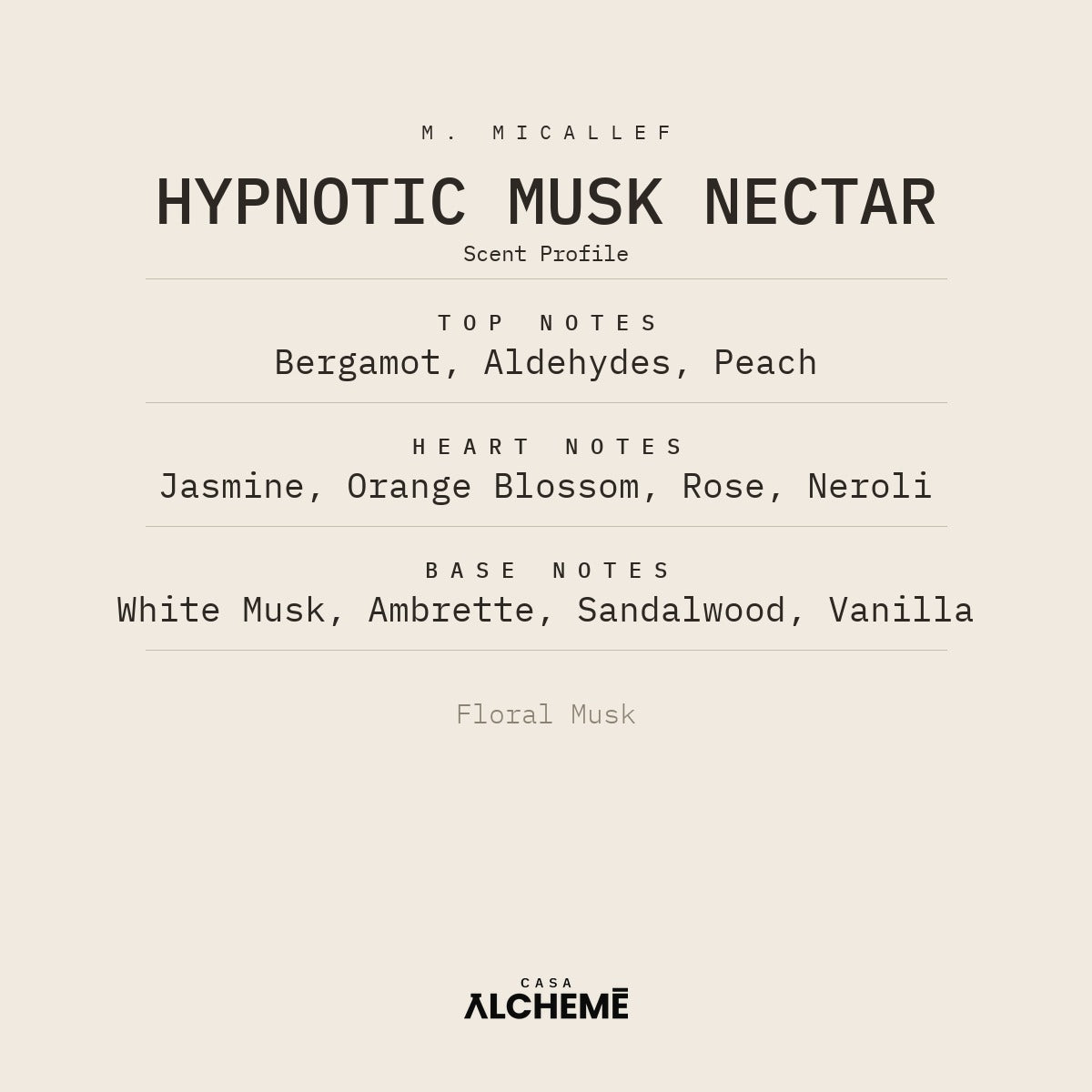 Hypnotic Musk Nectar