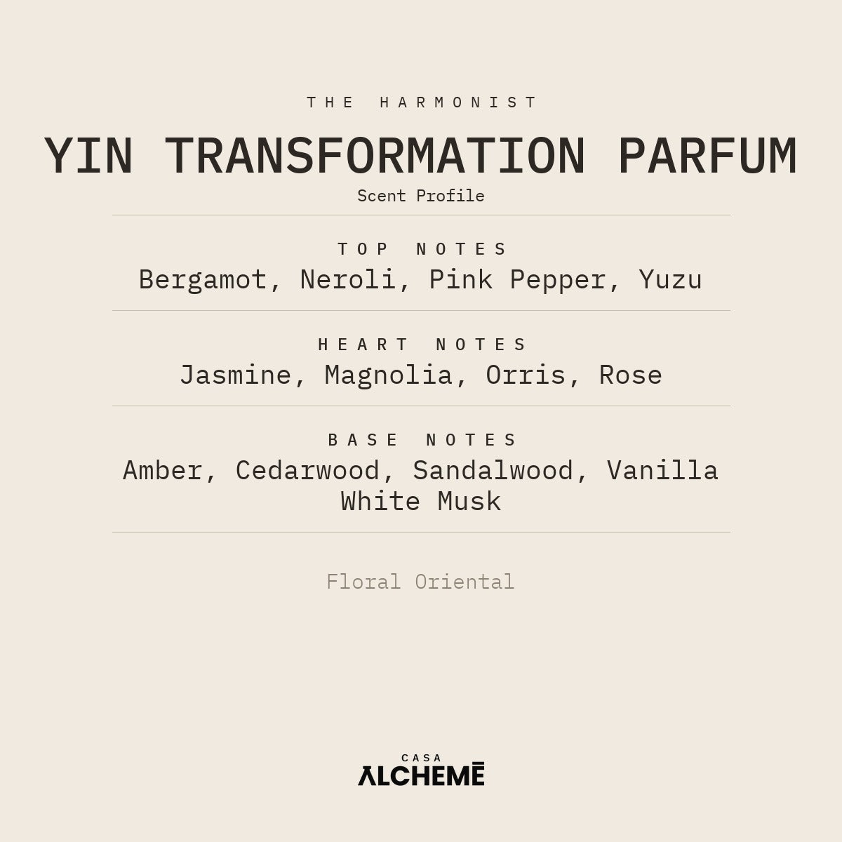 Yin Transformation Eau de Parfum