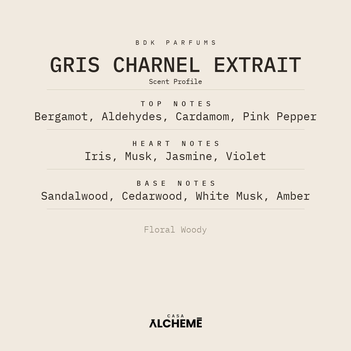 Gris Charnel Extrait