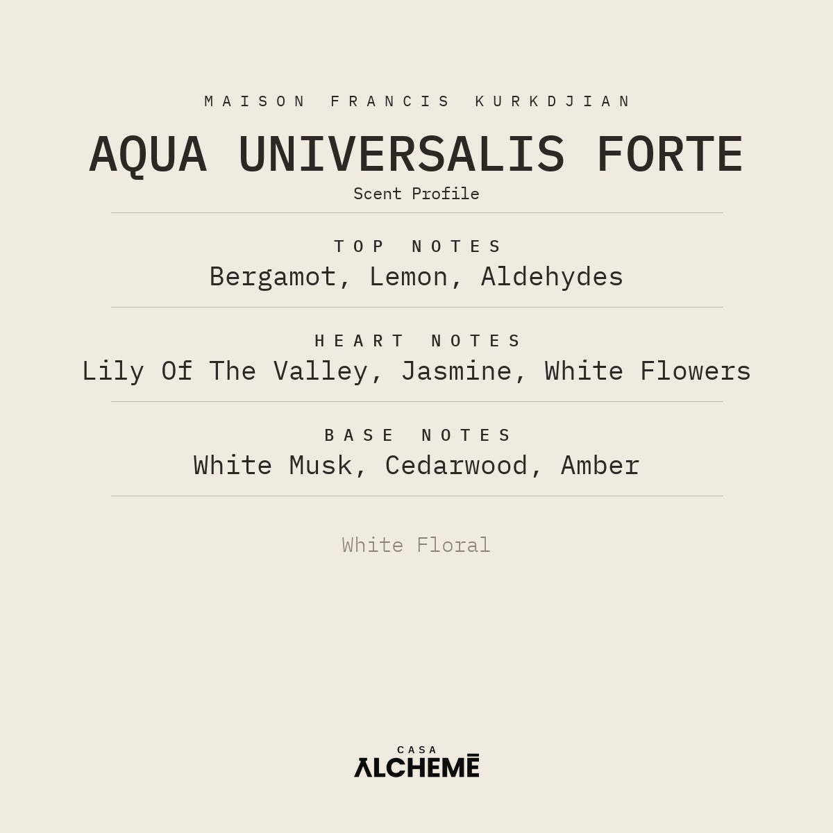 Aqua Universalis forte