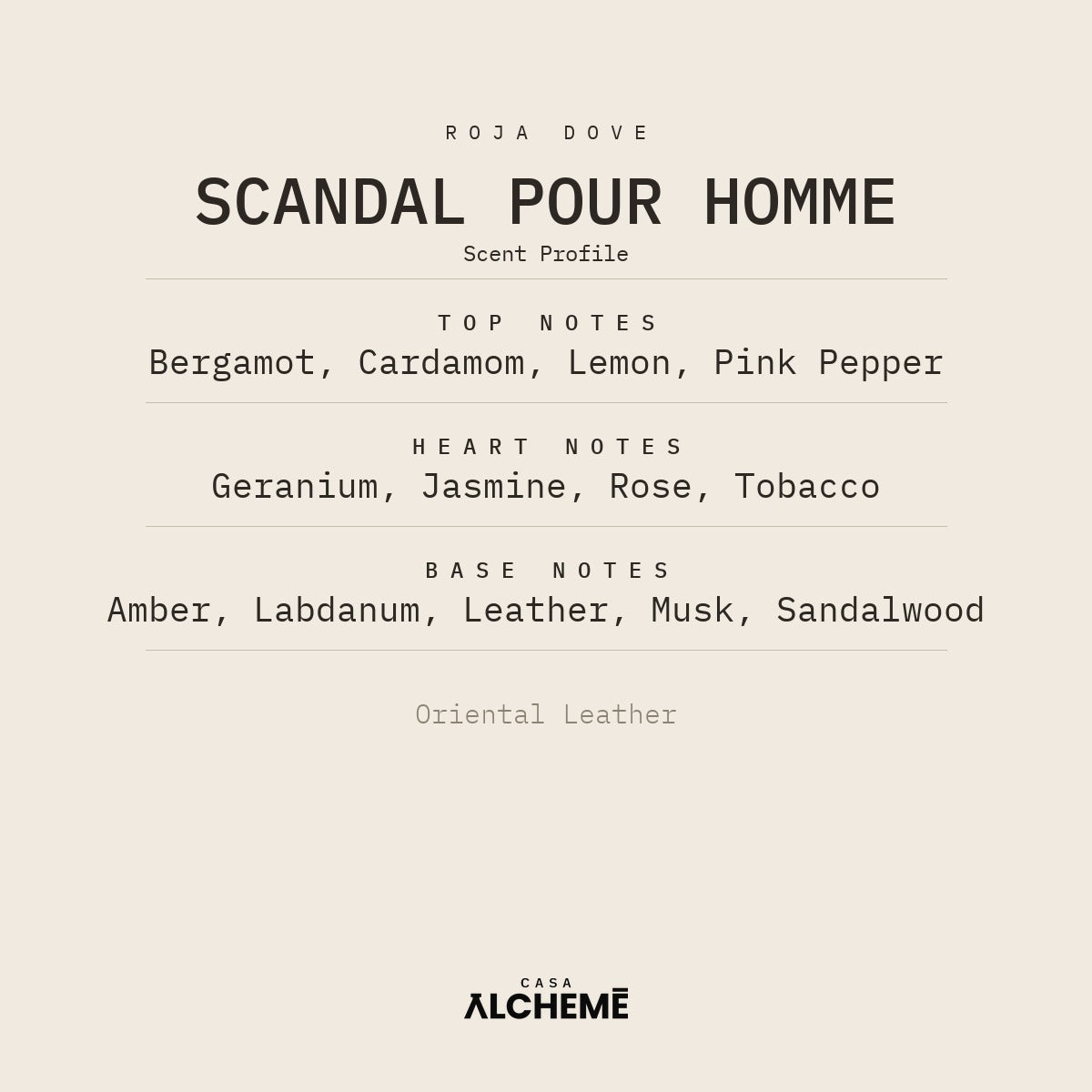 Scandal Pour Homme