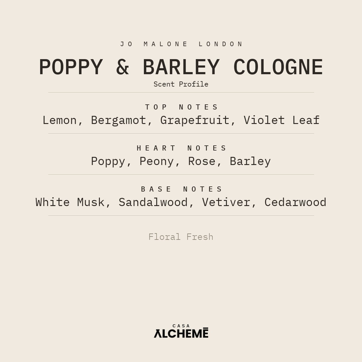 Poppy & Barley