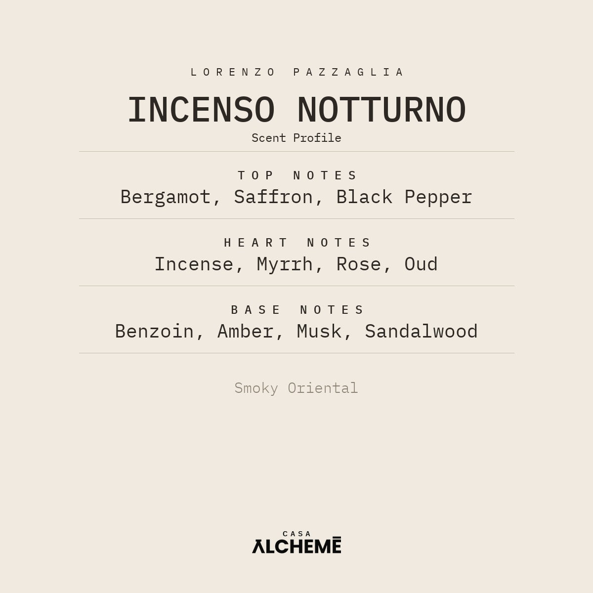 Incenso Notturno