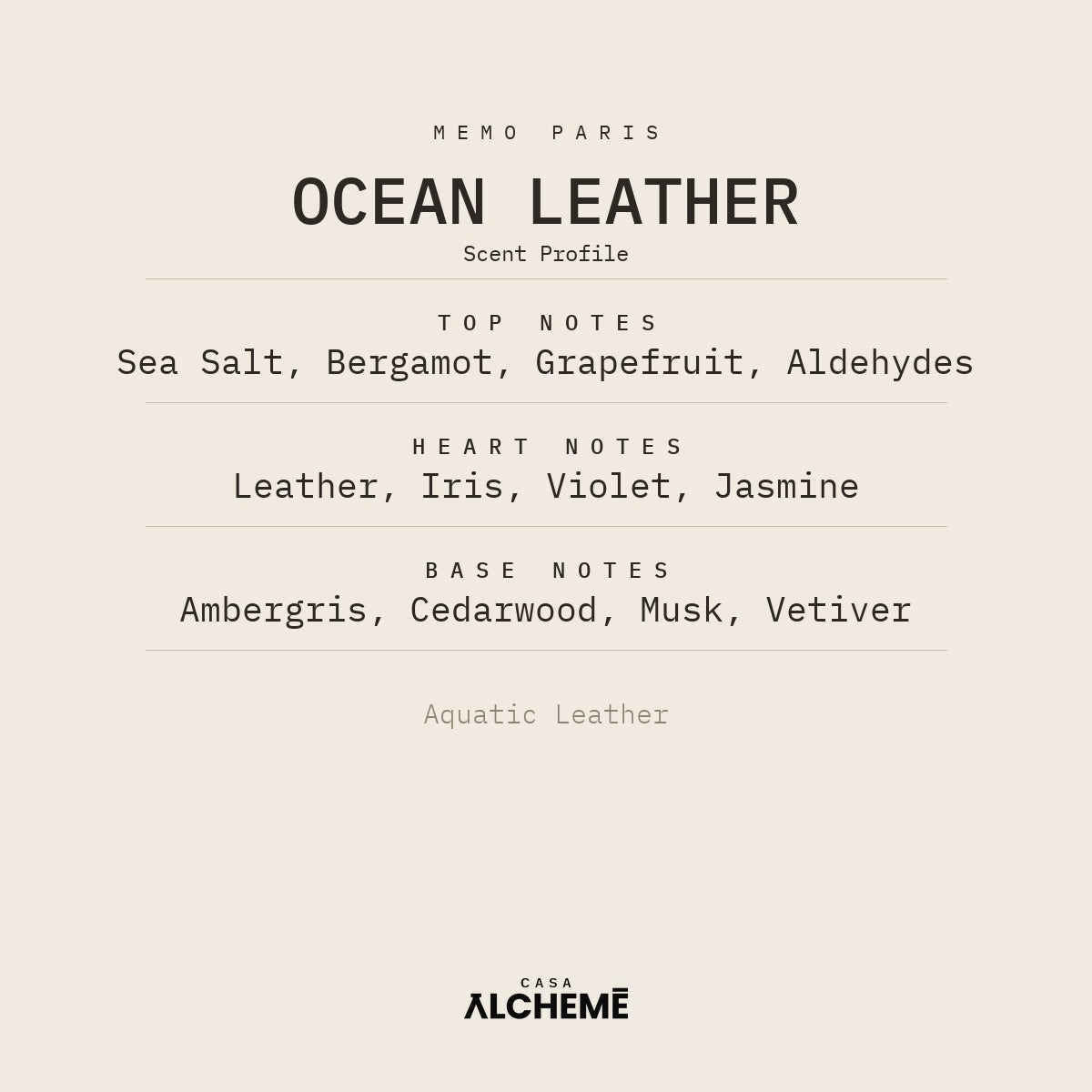 Ocean Leather