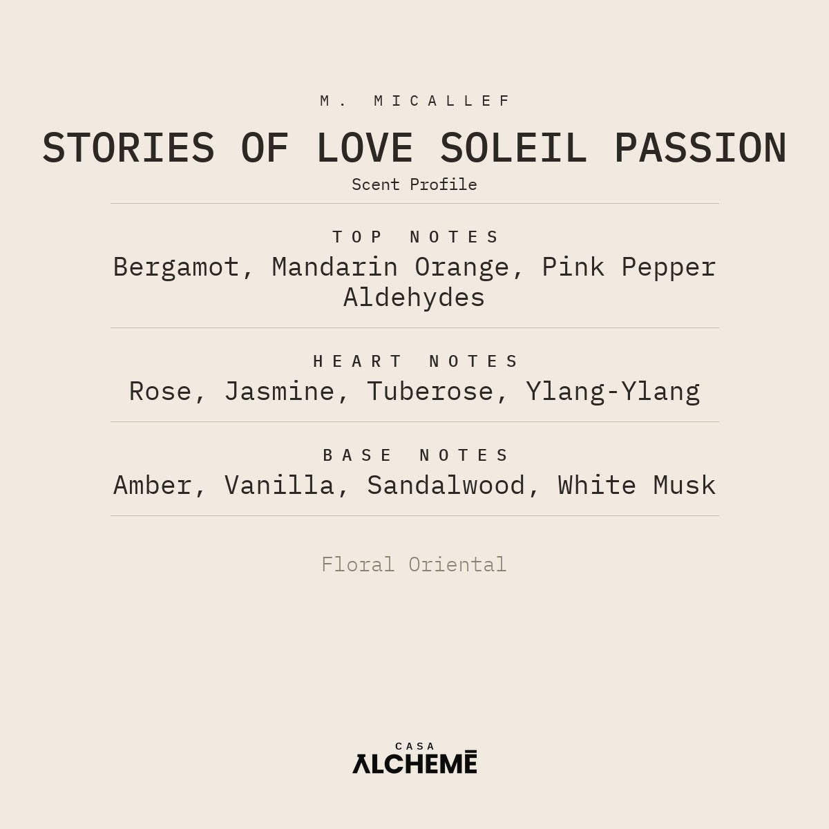 Stories of Love Soleil Passion