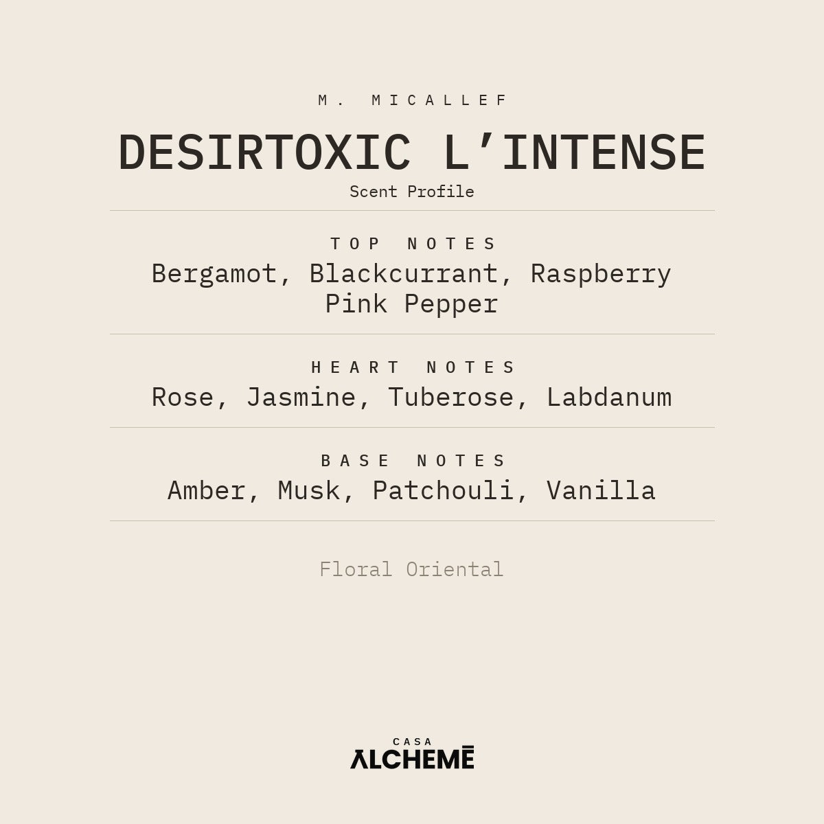 Desirtoxic L’Intense
