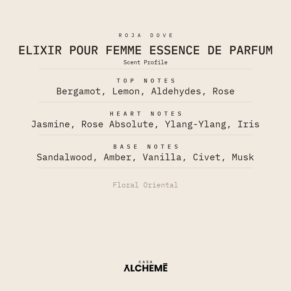 Elixir Pour Femme Essence De Parfum