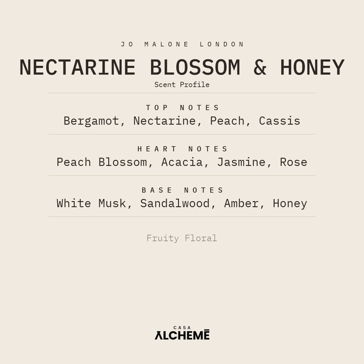Nectarine Blossom & Honey