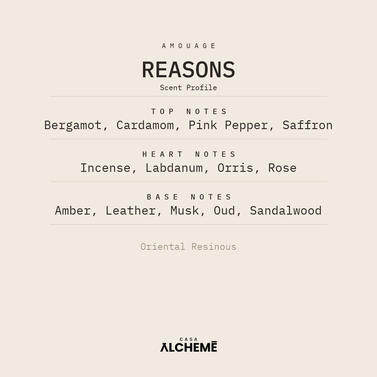 Reasons