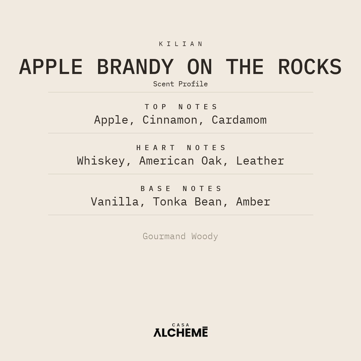 Apple Brandy On The Rocks