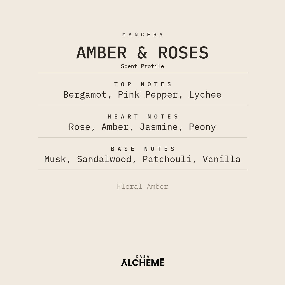 Amber & Roses