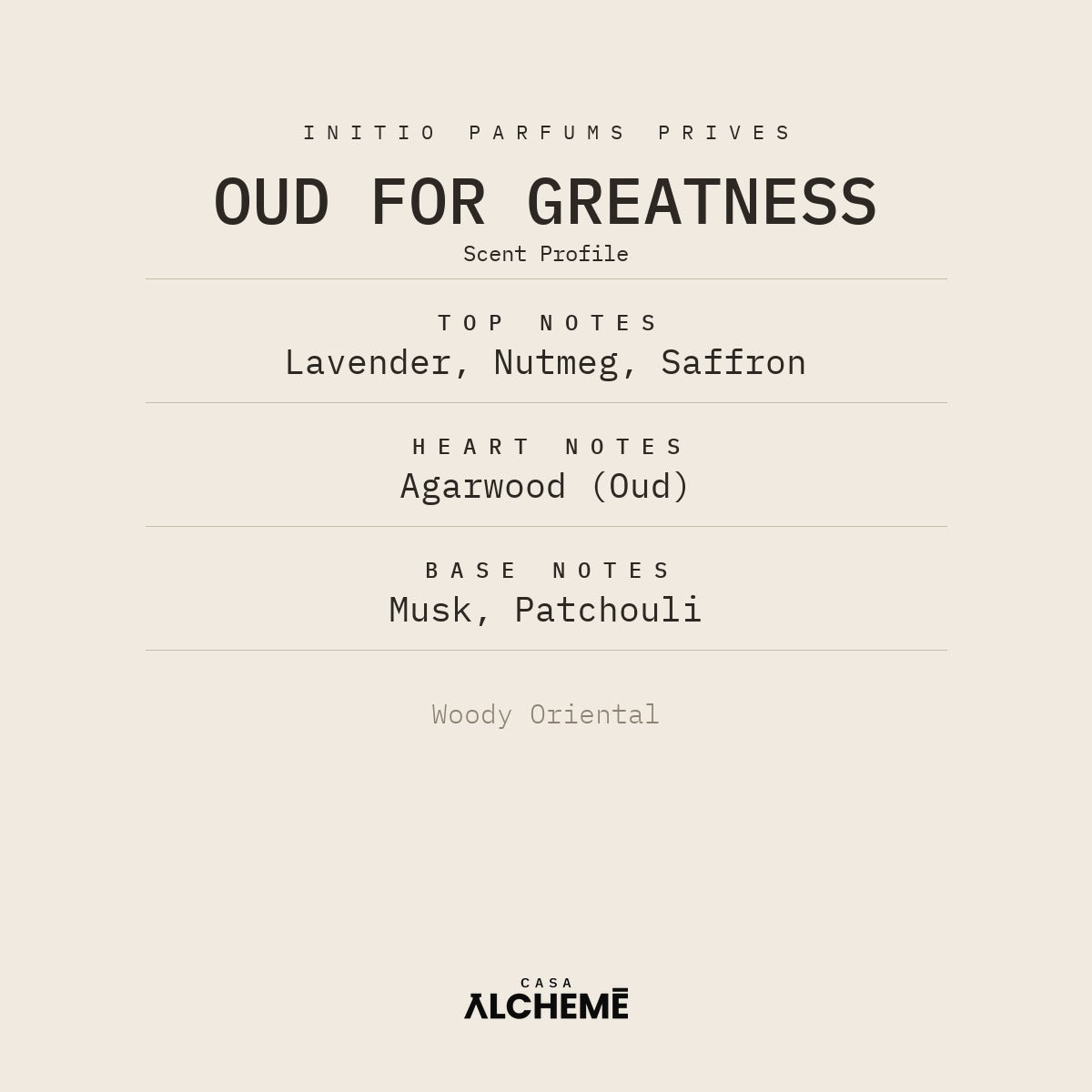 Oud For Greatness